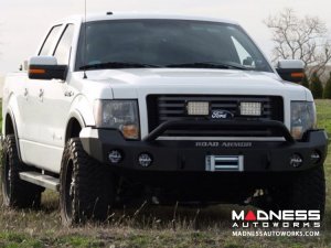 Ford F-150 Stealth Front Winch Bumper Pre-Runner Guard - Smittybilt XRC - Texture Black WARN M12000